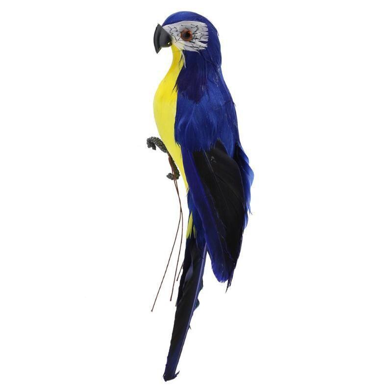 

1PC Home Decoration Artificial Parrot Cute Bird Designer Home Decor Weeding Gift Party Garden Decoration