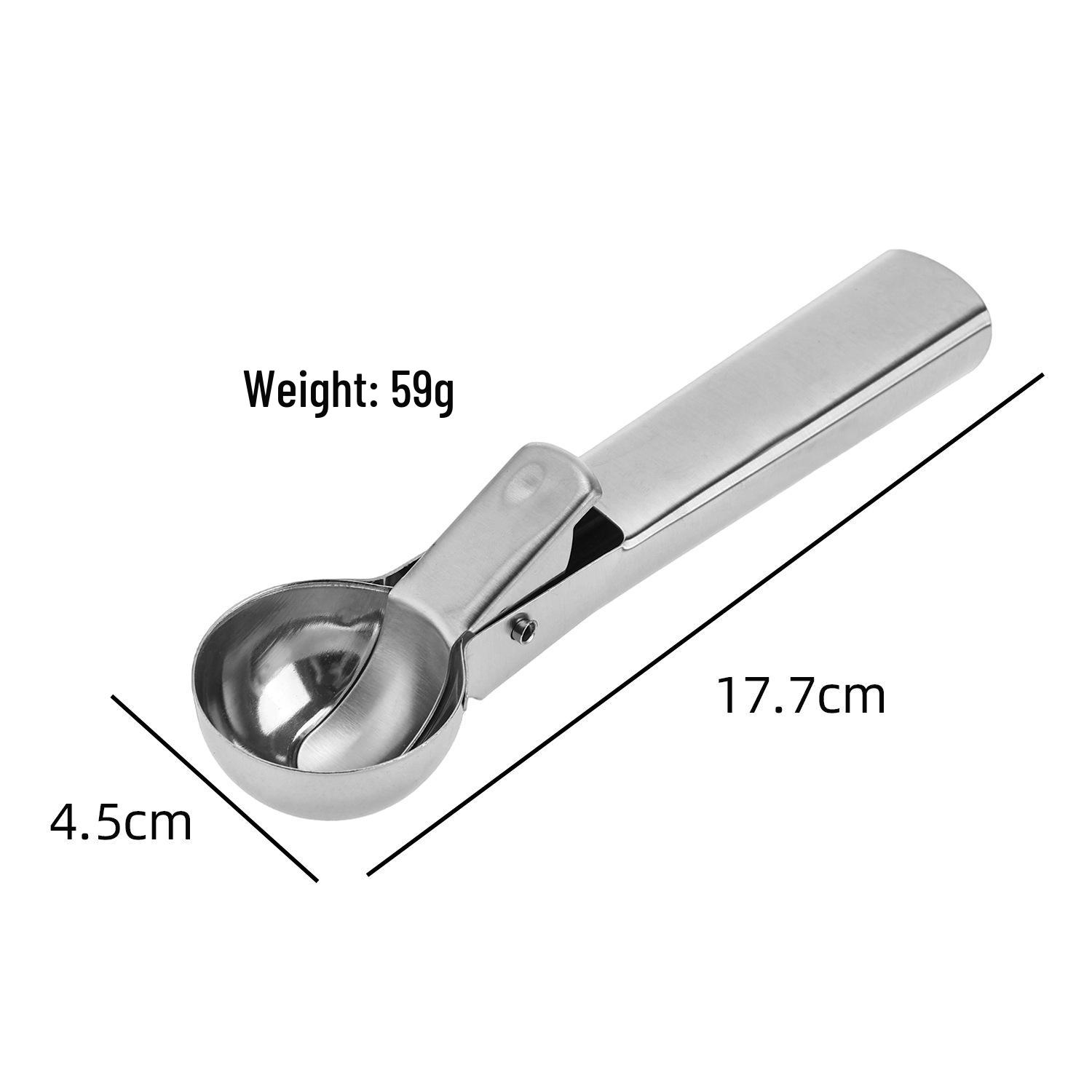 

Stainless Steel Ice Cream Scoop with Rebound Ball Feature