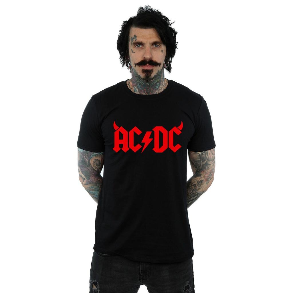 AC/DC Herren-T-Shirt mit Horn-Logo
