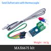LIZAO MAX6671 MAX11811 Thermoelement-Temperatursensor-Modul unterstützt K J N T E Typ Temperaturerfassungs-Acquisition-Board
