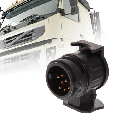 13P bis 7P Autoanhänger-Stecker-Adapterstecker für Fahrzeuge nach europäischem Standard