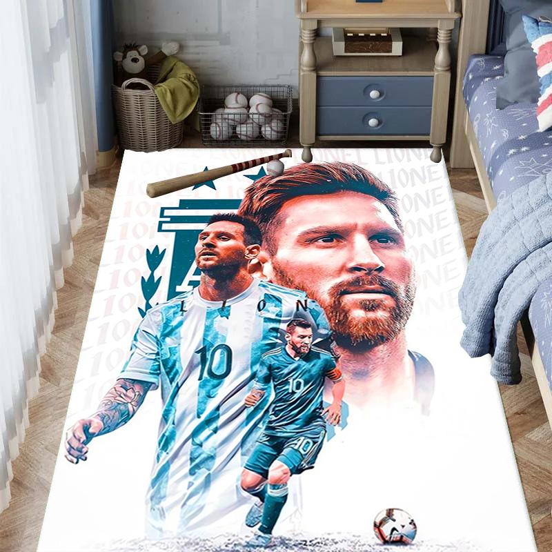 Ziel Messi: Triumph Rosa Teppich Fußmatte Druck Schutzpolster Kunst Badezimmerteppich