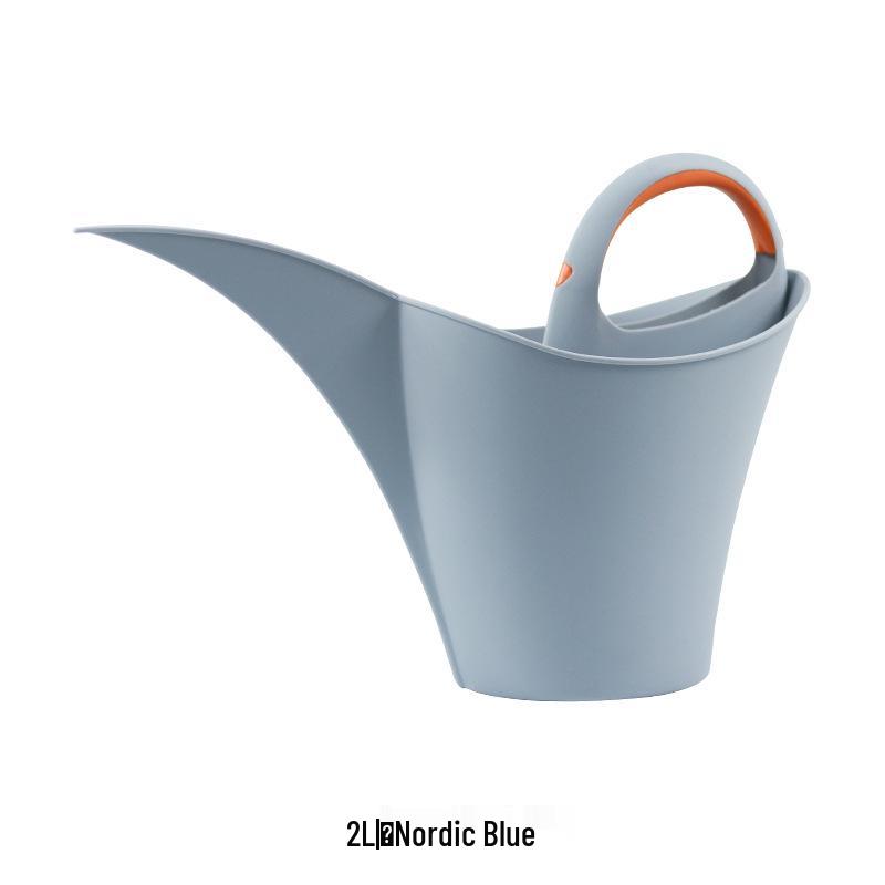 Long-Spout Plastic Watering Can for Outdoor Gardens