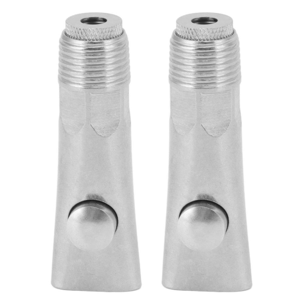 2 Pcs Silver Pig Drinker Thickened Pig Drinker Nipples Stainless Steel Pig Drinker For Cattle