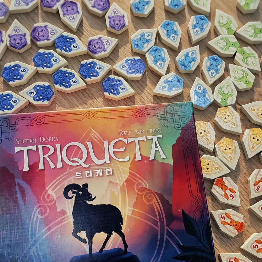 Triketa Family Tile Numbers Board Game