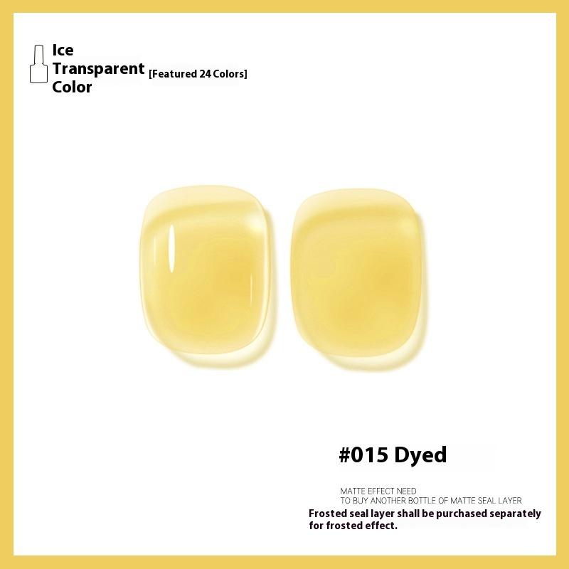 Lipici pentru unghii, un set complet de jeleu de gheață transparentă, culoare salon de unghii, special pentru fototerapie, lipici pentru ojă