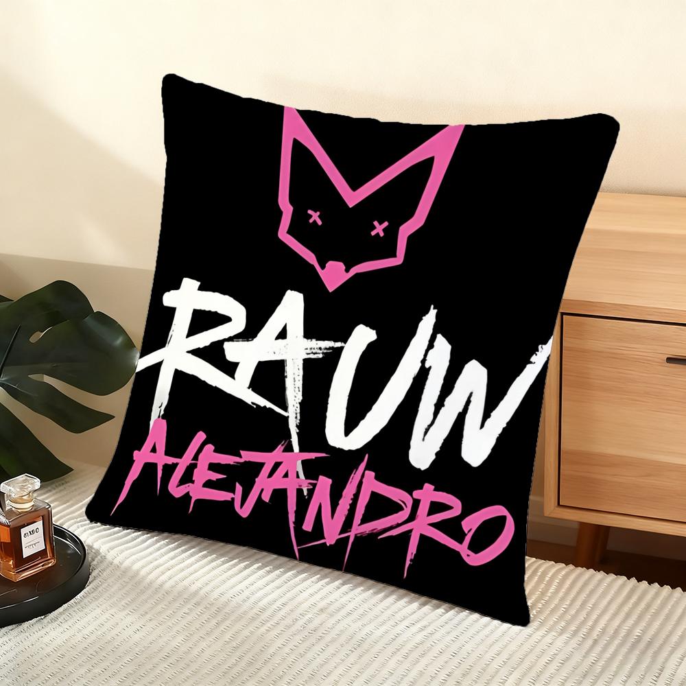 R-Rauw Alejandro Cushion Cover Soft Short Plush Pillow Cover Smooth Cozy Texture Aesthetic Cushion Case Home Decor