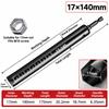 Stainless Steel Hollow Socket Nut Driver Hollow Structure Hex Socket Tool  Threaded Rod Adjustment