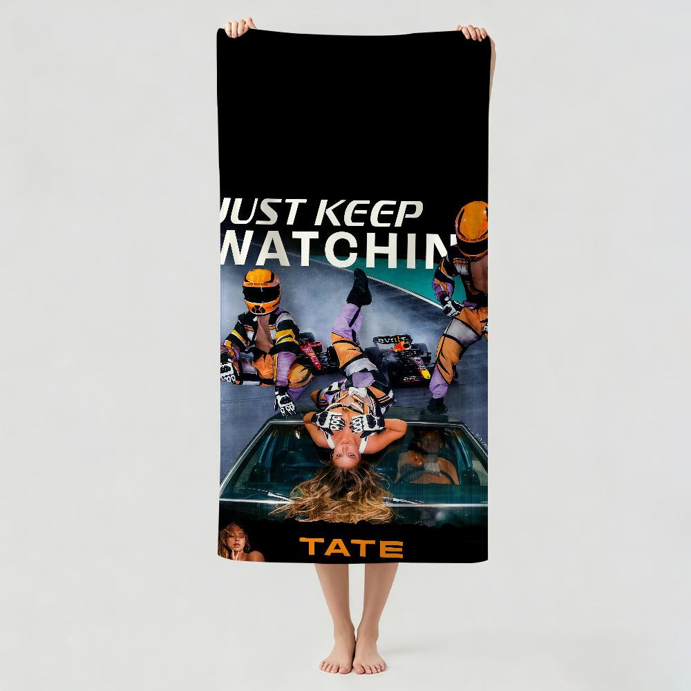 Kanadische Sängerin Tate M-McRae Handtuchtrocknend Badetuch Anwendbar für Leichtes Schwimmen Camping Yoga Strand Aus