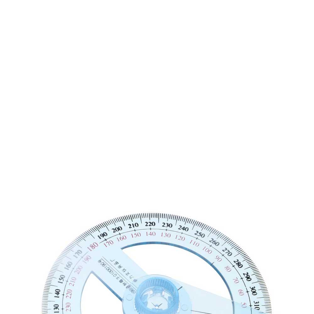 Swing Arm Office Math Full Circle Pointer Angle Ruler Goniometer Protractor Measuring Tools
