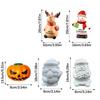 Christmas Theme Unpainted Savings Box Craft For DIY Holiday Decoration PVC Resin Safe for Kids