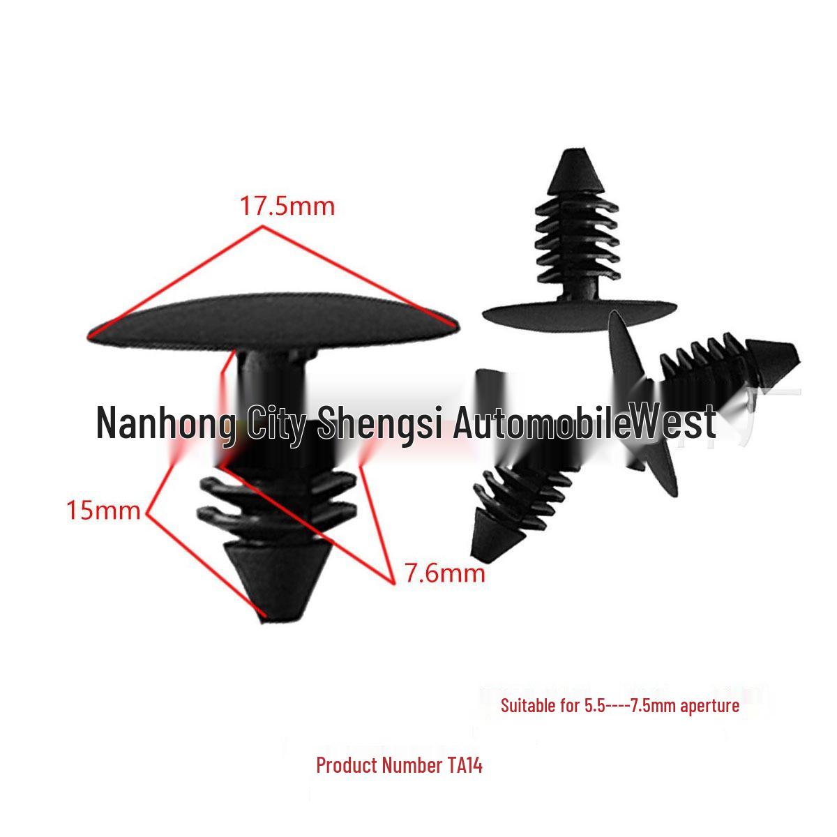 

Ford Chrysler Car Fender Accessory Clip for Bumper Liner Fixing Large Quantity