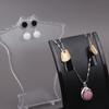 Acrylic Mini Necklace Display Mannequin Pendant Model Jewelry Holder Necklace Showing Stand Rack Earring Showcase