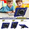Heavy Duty Rugged Case for Huawei Honor Pad 10 (Tablet 10) 2025 12.1 Inch HEY3-W00 360 Rotating Kickstand Cover with Hand Strap