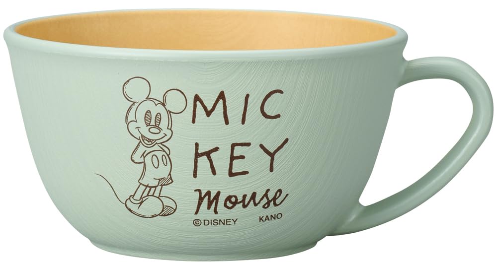 Kano Disney Mickey Adventure Antibacterial Set 50 (2 mugs, 2 lunch plates) Ivory/Green 17035