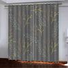 High Density Blackout Curtains Coral Grass Series Digital Printing Curtains