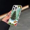 Ae121 Merry Christmas Santa Design Art Magsafe Transparent Cases for Samsung S23 S24 Ultra S21 FE iPhone16 Pro Max Magnetic Wireless Charge Back Cover