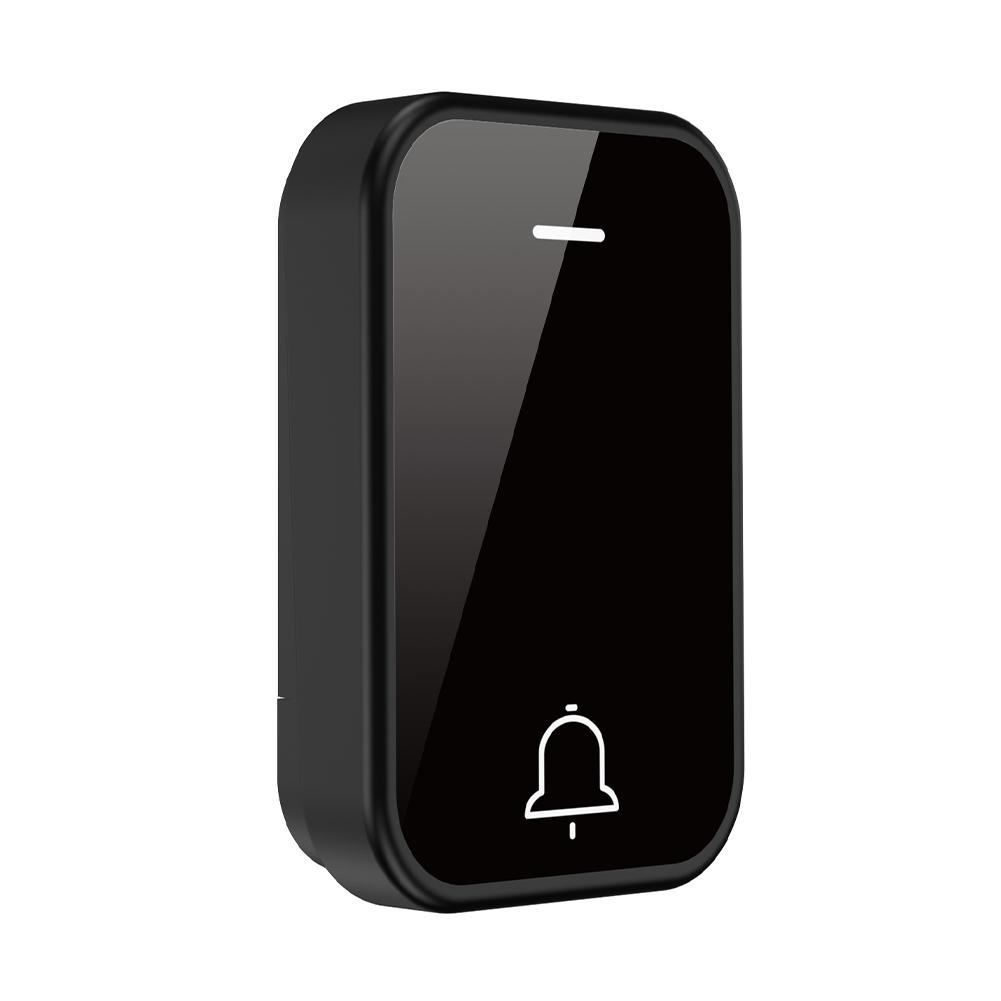 1 PC Wireless Doorbell Self-Powered Battery-Free Self-Powered Doorbell: Loud, Waterproof  Easy-To Install! Home Door Hardware