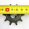 Motorized Sprocket Set 415, Front Sprocket Cog,Front Sprocket Cog 10T Teeth Iron Alloy for 2 Stroke Motorized 415 Chain