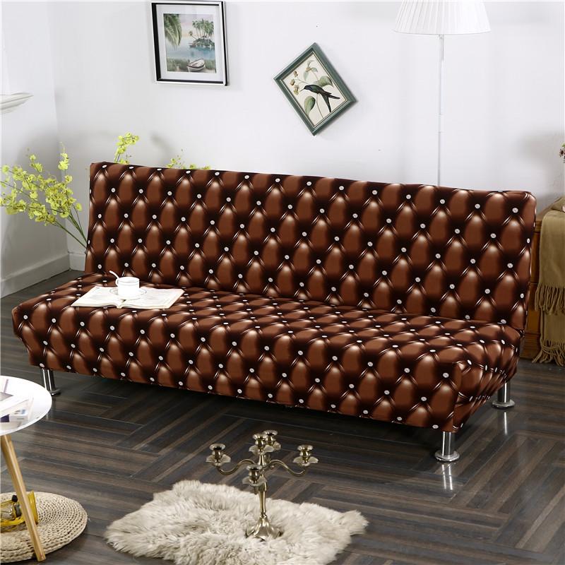 Stretch Sofa Cover Slipcover All Inclusive For Living Room Without Armrest Folding Cover For Sofa Bed Durable Fabric