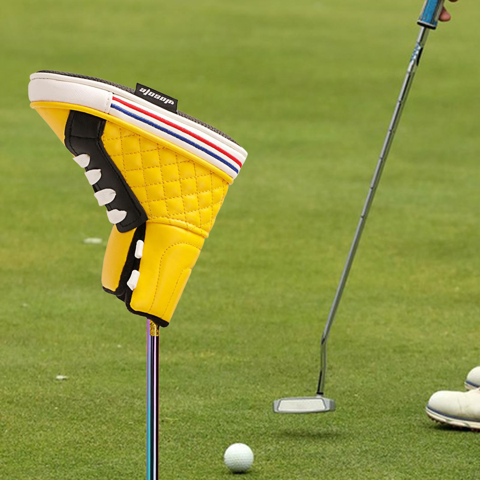 Golf Club Head Cover, Protective Cover for Men And Women, Yellow