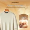 Futing Men's 300G Machine Washable 100% Cashmere Round Neck Sweater