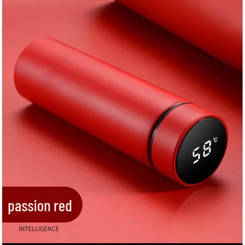 Herren Smarte Anzeige Isolierte Edelstahl-Teekanne mit Sieb