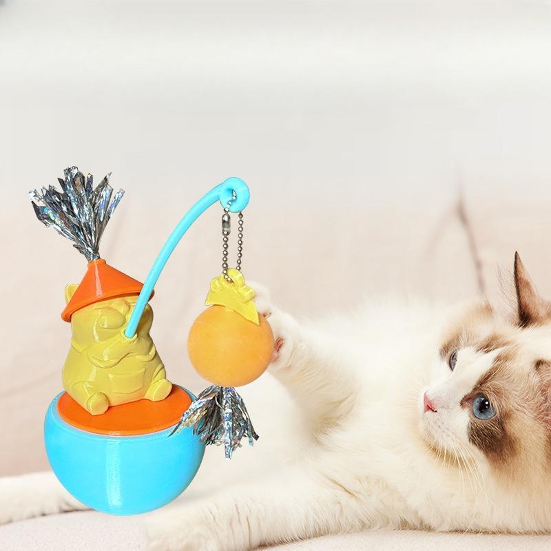 Pet Toys, Cat Toys, Cat Teaser Sticks, Cute Cat Toys, Self-entertaining and Entertaining, Fun Unbreakable Dolls, Cat Scratchers