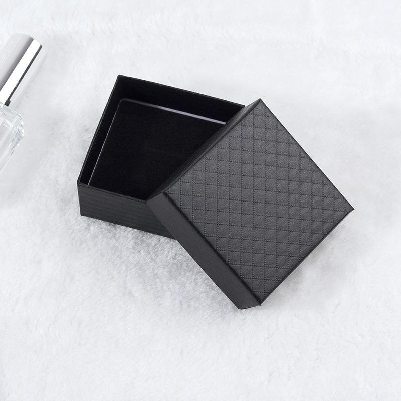 

Transparent film box earrings earrings earrings jewelry storage box portable bracelet gift box
