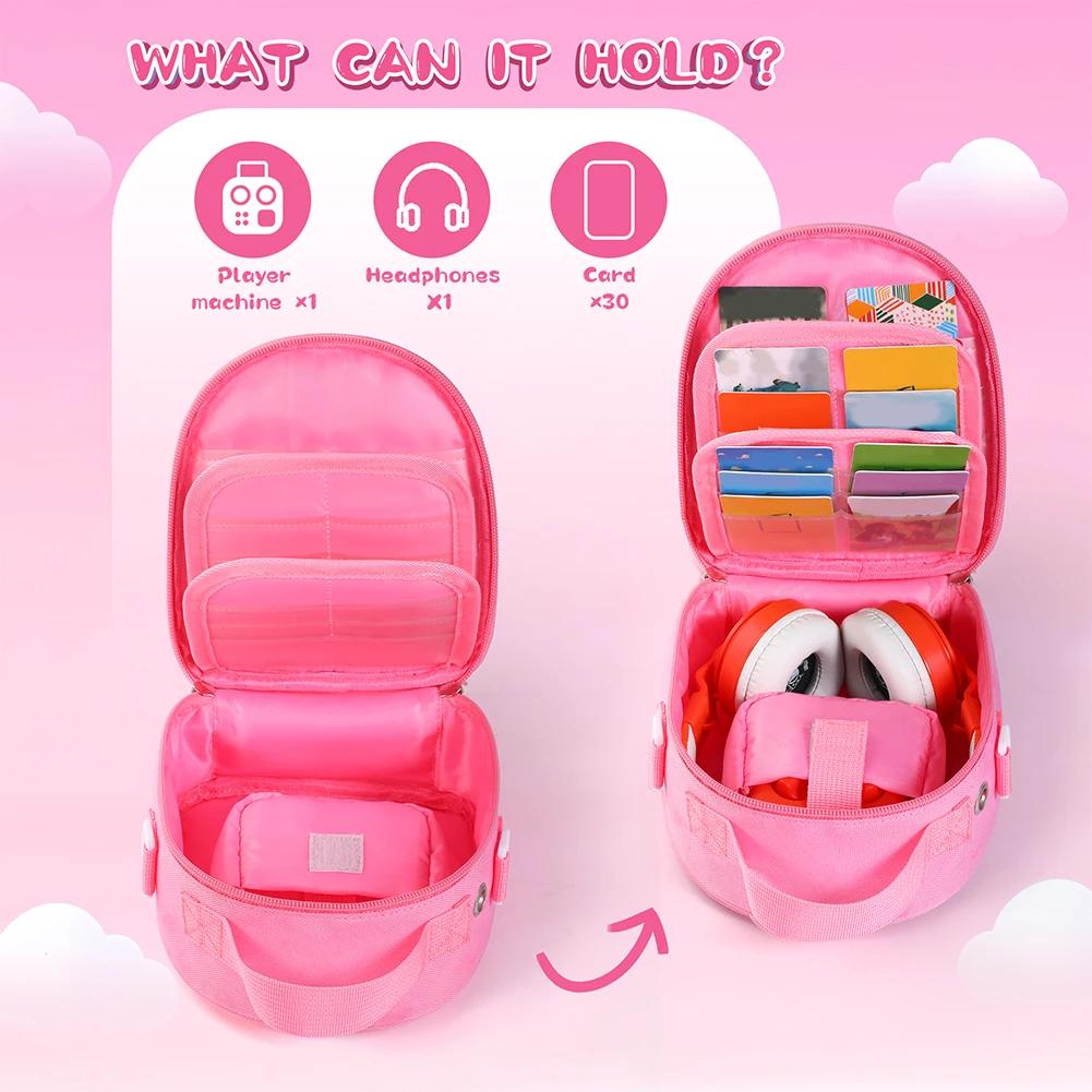 Carrying Case for Yoto Mini (2025 Edition) Holder Bag Card Holder Hold Up To 30 Cards Hard Case Protective Case for Audio Player
