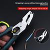 Heavy-Duty 9-in-1 Multi-Function Pliers Wire Cutter, Stripper & Crimper Wire Stripping Pliers Electrician Tool With Crimping Cut