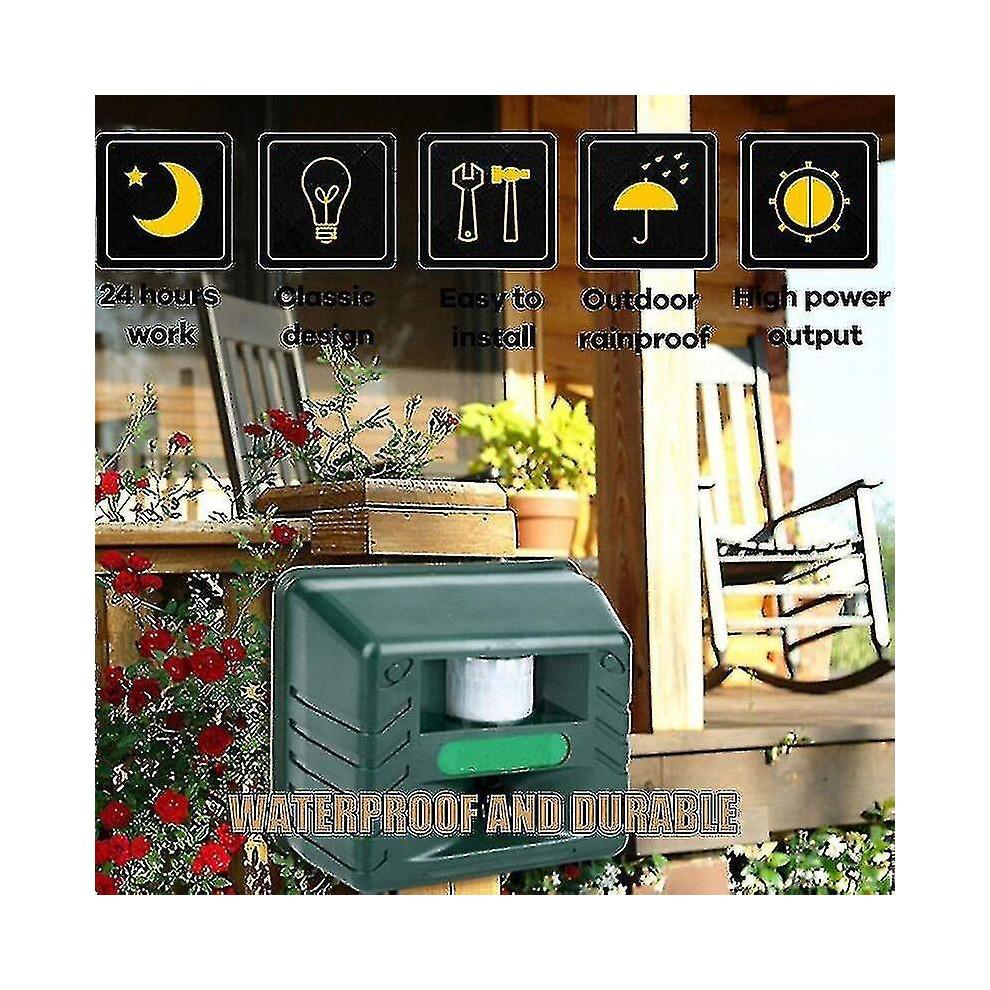Outdoor Ultrasonic Bird Repeller Outdoor Bird Repeller Ultrasonic Animal Repeller with Motion Sens