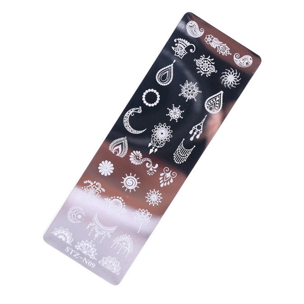 Nail Stamp Plate Nail Art Templates Animal Flower Nail Art Plates for DIY Nail Art Decorations Nails Art Stamping Plates