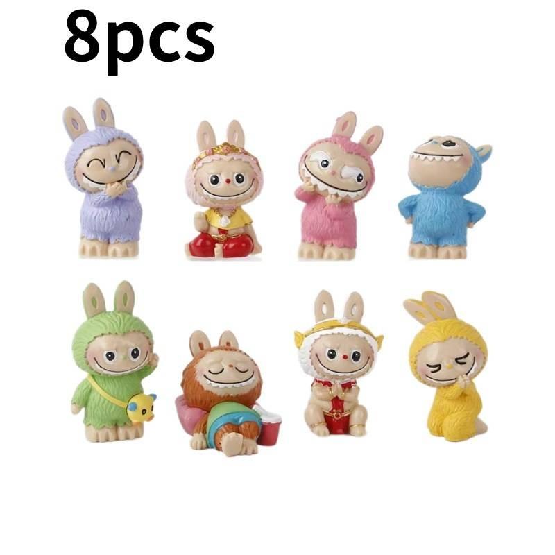 

Фигурка Экшн 8 шт Мультяшная Модель Игрушка Украшение Кукла Детский Орнамент Подарок