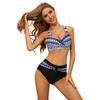 Women's Fresh Style Split Bikini Tankini Swimwear - European & American Sexy Cross-Border Design