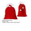 Christmas Gift Bags Large Drawstring Gift Pouch for Santa Sack Candy Present Storage Festive