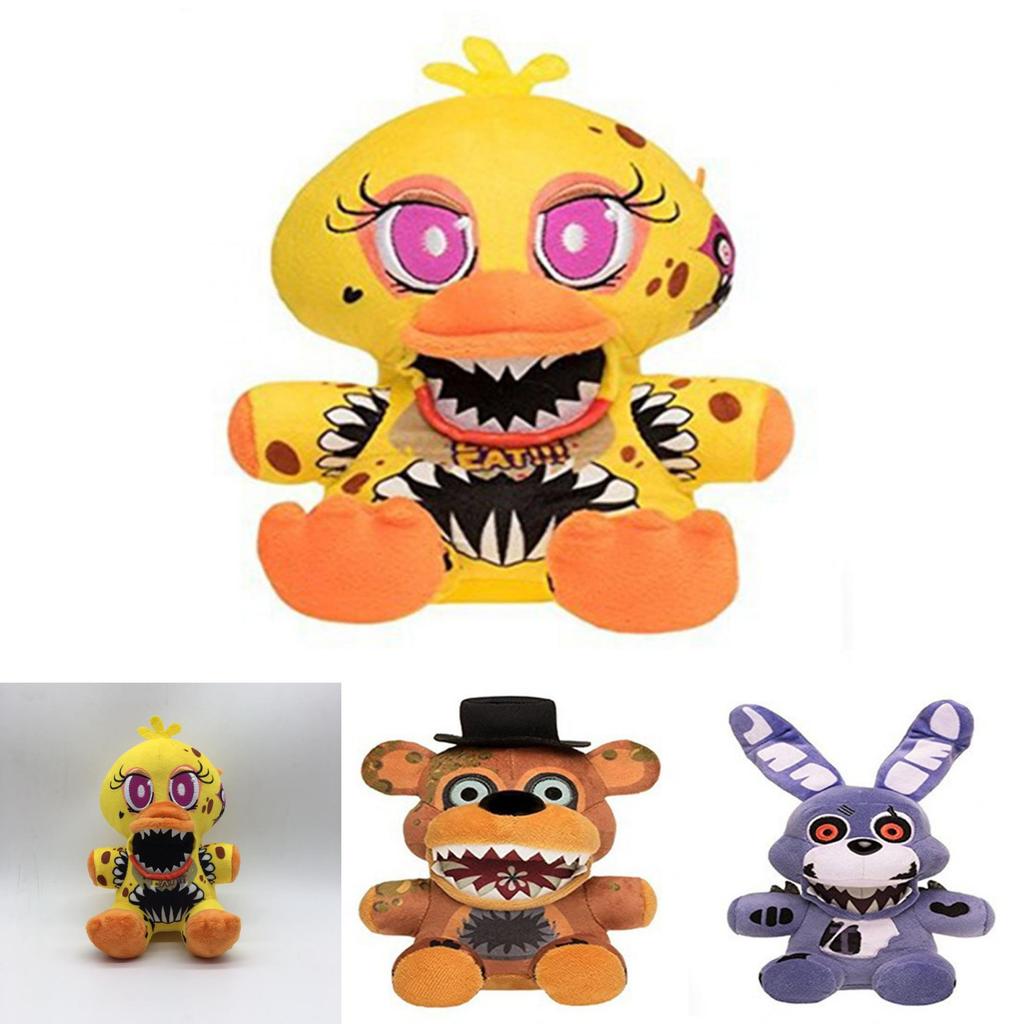 Five Nights At Freddy's Plush Toy Soft Stuffed Animal Chica Bonny Foxy Kids Gift 18cm