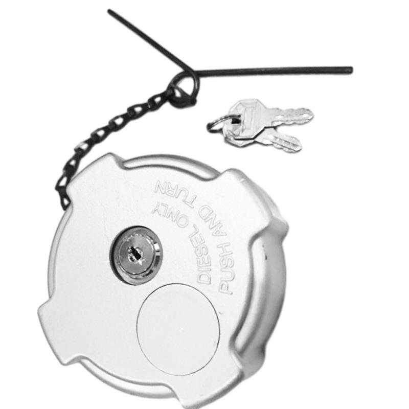 Locking Diesel Fuel Cap Cover Aluminum for Freightliner Cascadia Columbia Century Coronado M2-112 03-37017-002 0334466002