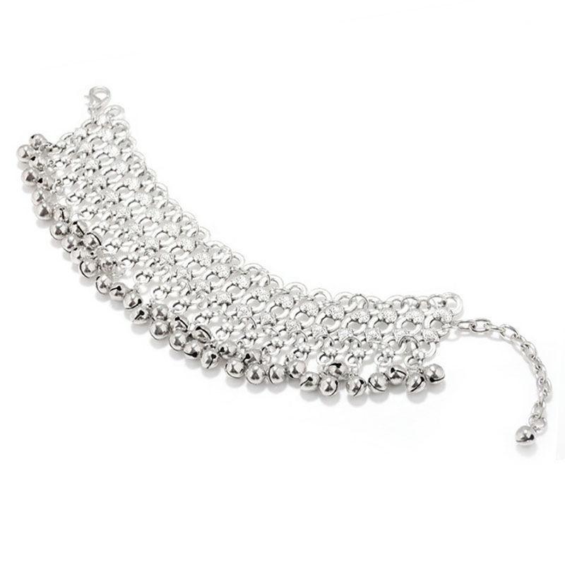 Bell anklet female student Korean version of internet celebrity fashion new trendy retro ethnic style dance and dance ancient style accessories