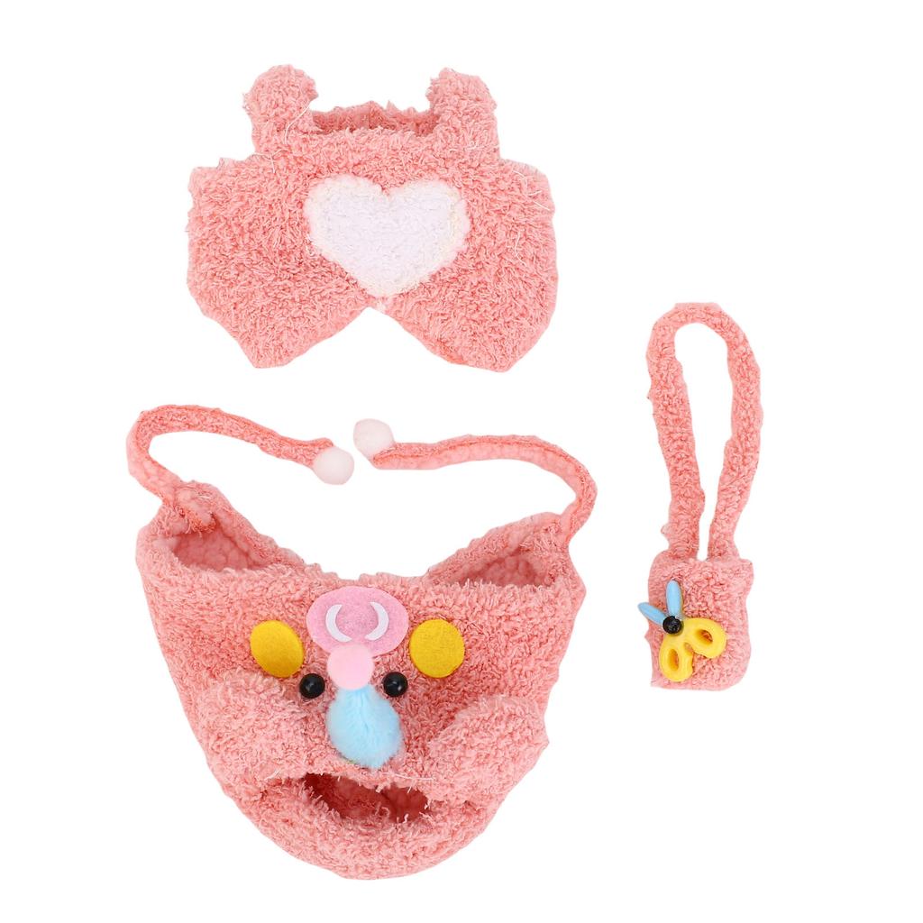 Doll Clothes Set for 17cm Dolls Cute Piggy Animal Style Premium Doll Outfit with Accessories for Collectors