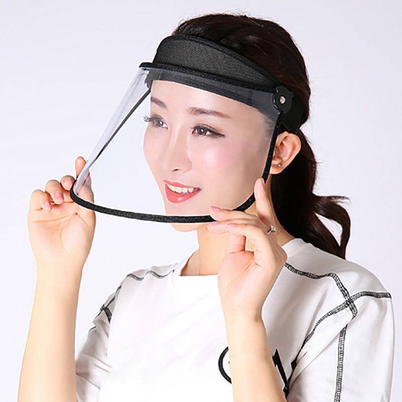 Exquisite Men and Women Wear It Out Anti-sand Anti-spray Transparent Headband Mask