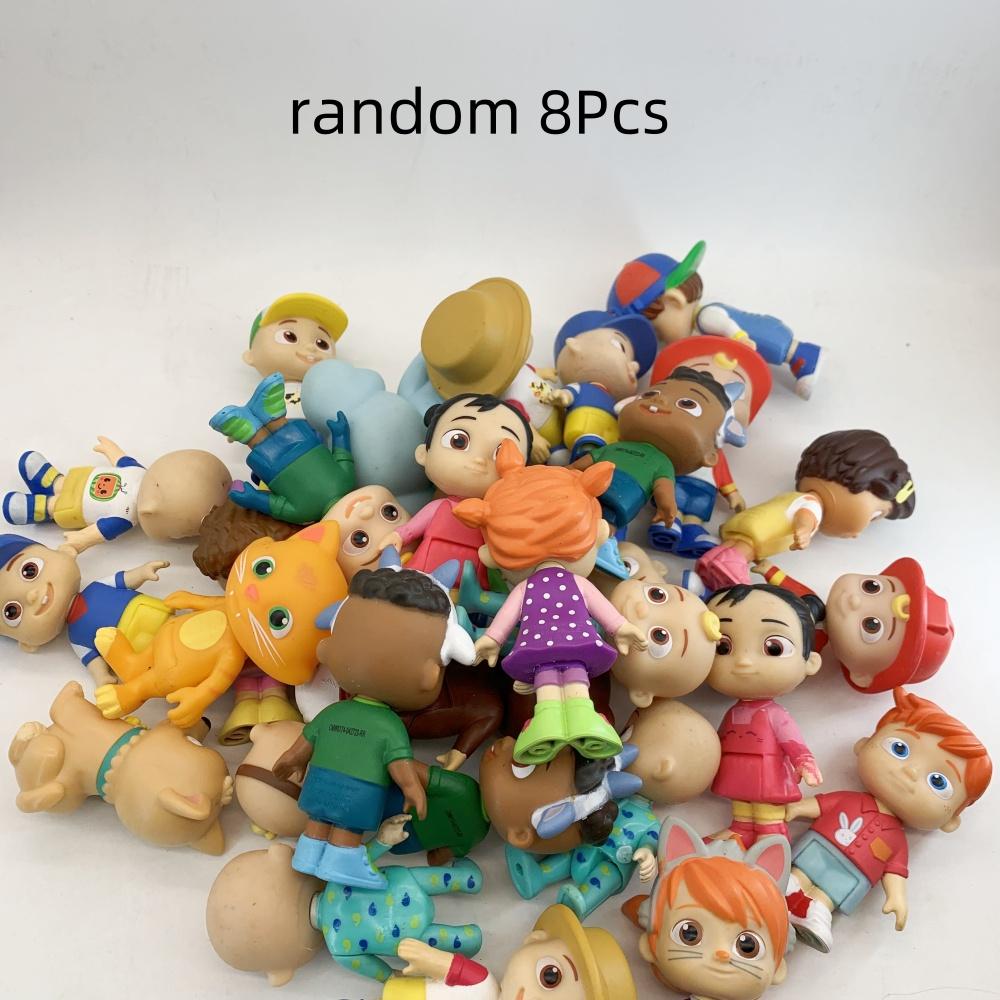 1 Peça Figuras de Brinquedo de Personagens de Melancia Super 7cm Desenho Animado Anime Coleção Modelo de Bebê Figura de Ação Boneca para Brinquedos de Crianças