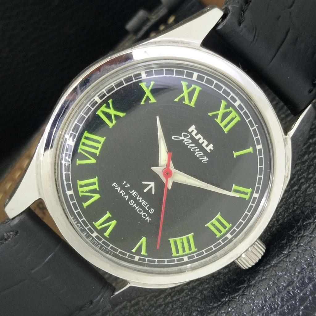 

ВИНТАЖНЫЕ ЧАСЫ HMT JAWAN С РУЧНЫМ ЗАВОДОМ, ИНДИЙСКИЕ МУЖСКИЕ ЧАСЫ С ЧЕРНЫМ ЦИФЕРБЛАТОМ a700302-5 R202-a700302