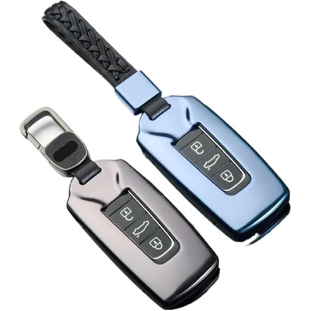 

Чехол для ключа автомобиля Накладка Чехол для ключа Защита Стайлинг Рефит Автоаксессуары Совместимо для VW Volkswagen Touareg 2019(5)