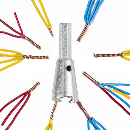 Nástroj na odizolování drátu pro vrtačku Nastavitelné odizolování Délka 10-40 mm Vysoce účinné kroucení drátu Paralelizátor Splétání drátu