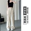 Women's High Waist Cargo Pants Straight Leg Trousers Casual Summer Quick Dry Pants With Bowknot Decor
