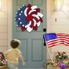 Independence Day Wreath Patriot Stars And Stripes Red, And Blue Star Decoration