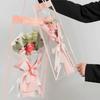 10pcs Transparent Bouquet Gift Bag Party Supplies Florist Plastic Bag New Birthday Gift Bag  Gift