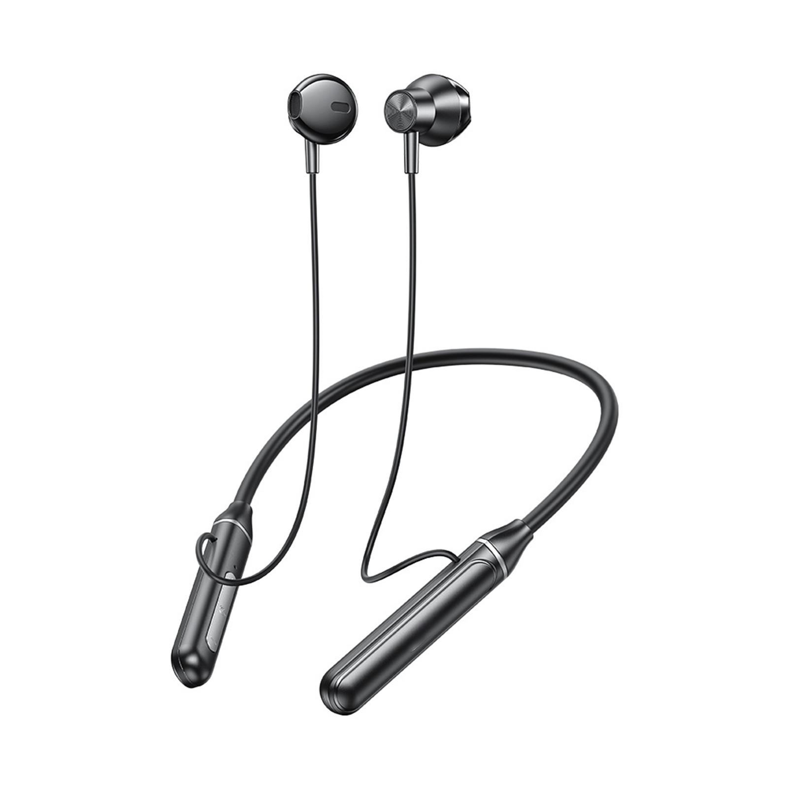 

Наушники Bluetooth с шейным ободом 5.3, безопасные для кожи, спортивные, шейные, стереонаушники чёрный