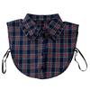 Stylish Plaids Pattern Detachable Collar Styling Accessory Faux Collar Decoative Neckwear For Various Occasion Outfit